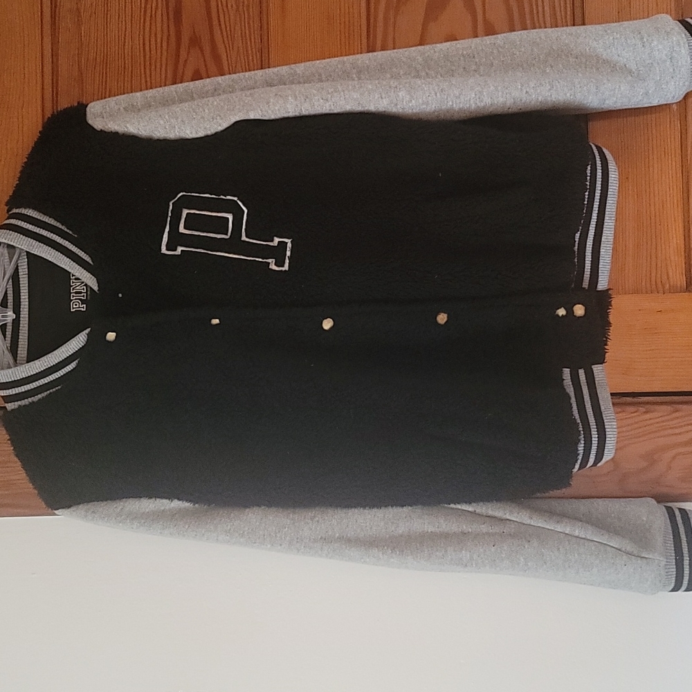 PINK varsity jacket